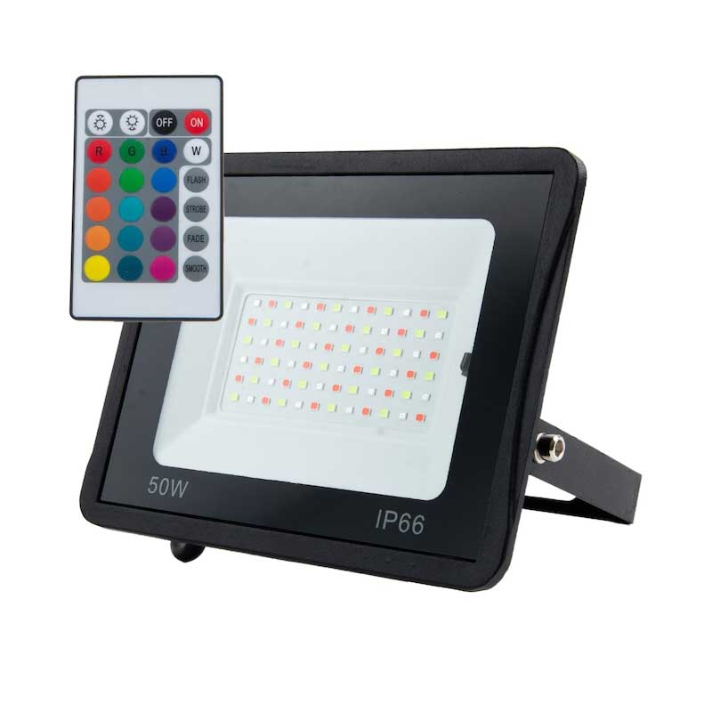 RGB LED Projector - 220V, with Remote Control, 100W Power ElectroAZ