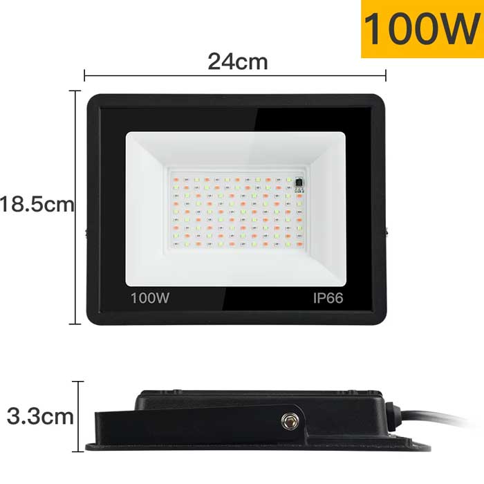 RGB LED Projector - 220V, with Remote Control, 100W Power ElectroAZ
