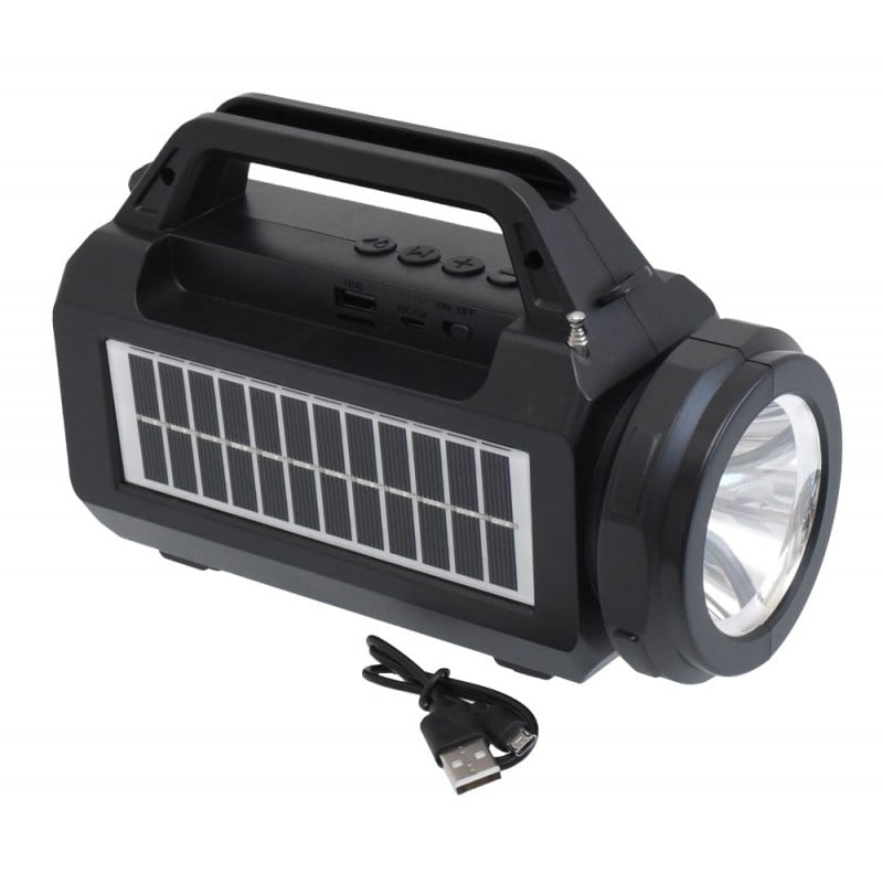 FM Radio with Flashlight and Solar Panel SY-979