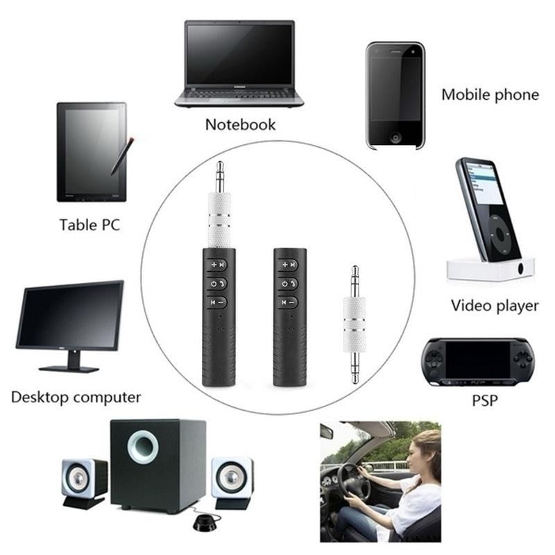Bluetooth Audio Receiver Aux 3.5mm Jack