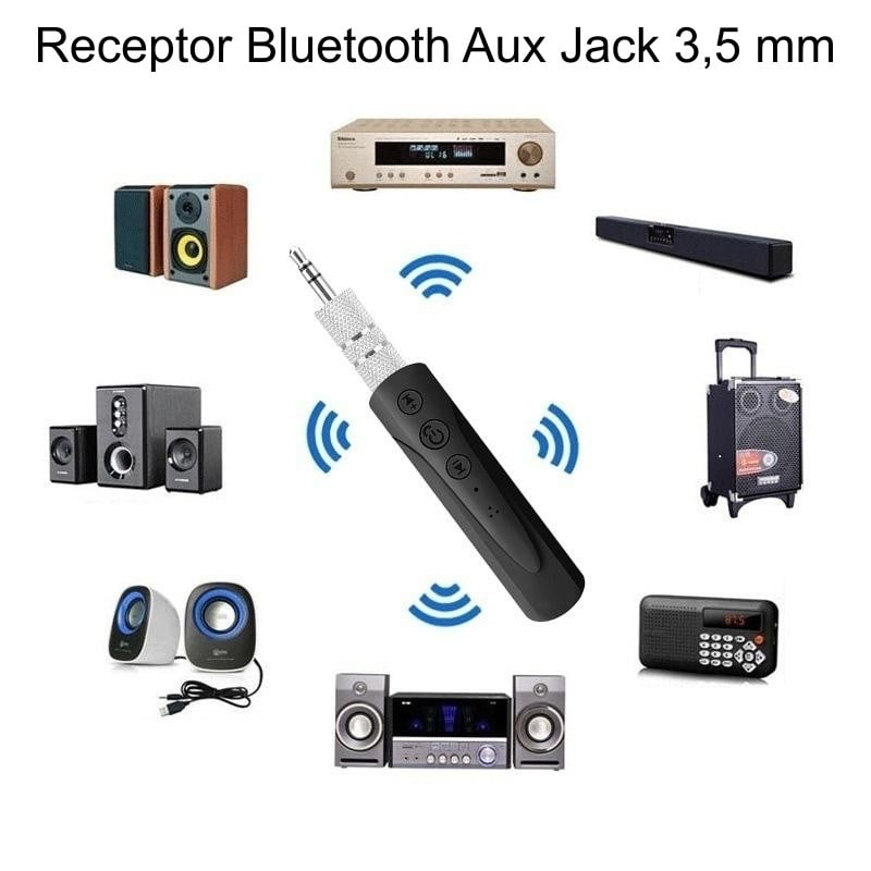 Bluetooth Audio Receiver Aux 3.5mm Jack
