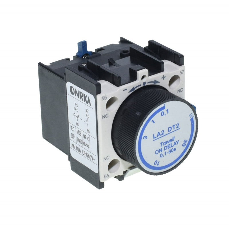 Auxiliary Relay (Contactor Timer) LA2 DT2 0.1-30Sec