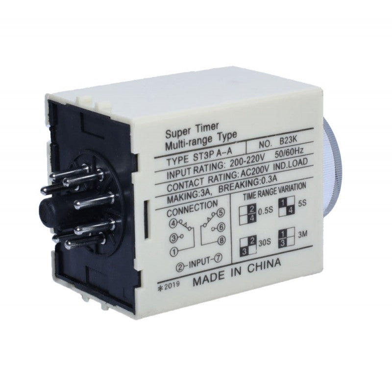 Time Relay (Mechanical Timer) 0.5S/5S/30S/3M