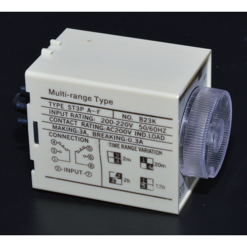Time relay (Mechanical timer) 2M/20M/2H/12H