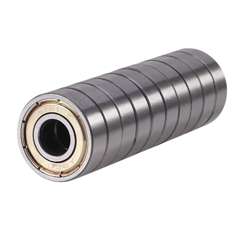 Set of 10 Bearings, Model 609 ZZ, All Steel