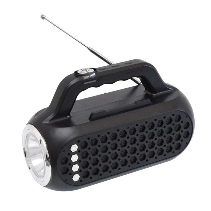FM Radio with Flashlight and Solar Panel EP-516