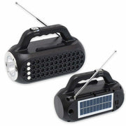 FM Radio with Flashlight and Solar Panel EP-516