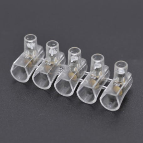 Set of 5 Electrical Terminal Blocks 500V-10mm