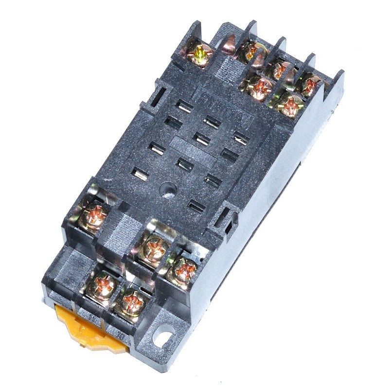 Relay 12V-DC, Electromagnetic, 11 Pin, With Socket