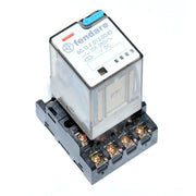 Industrial Relay 12V-DC / 11P, With Socket, 11 Pin