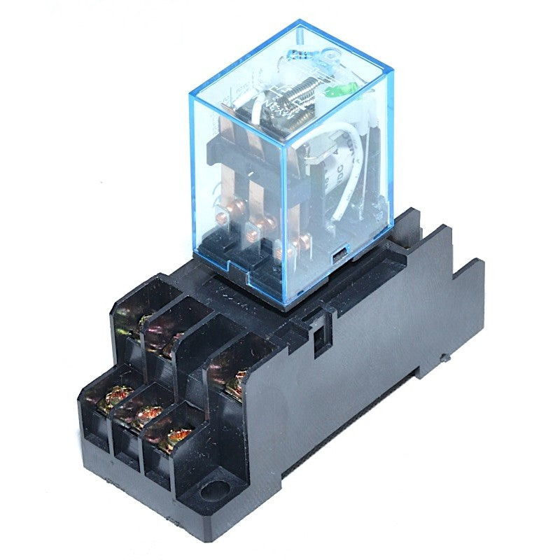 Relay 48V-AC, Electromagnetic, 11 Pin, With socket