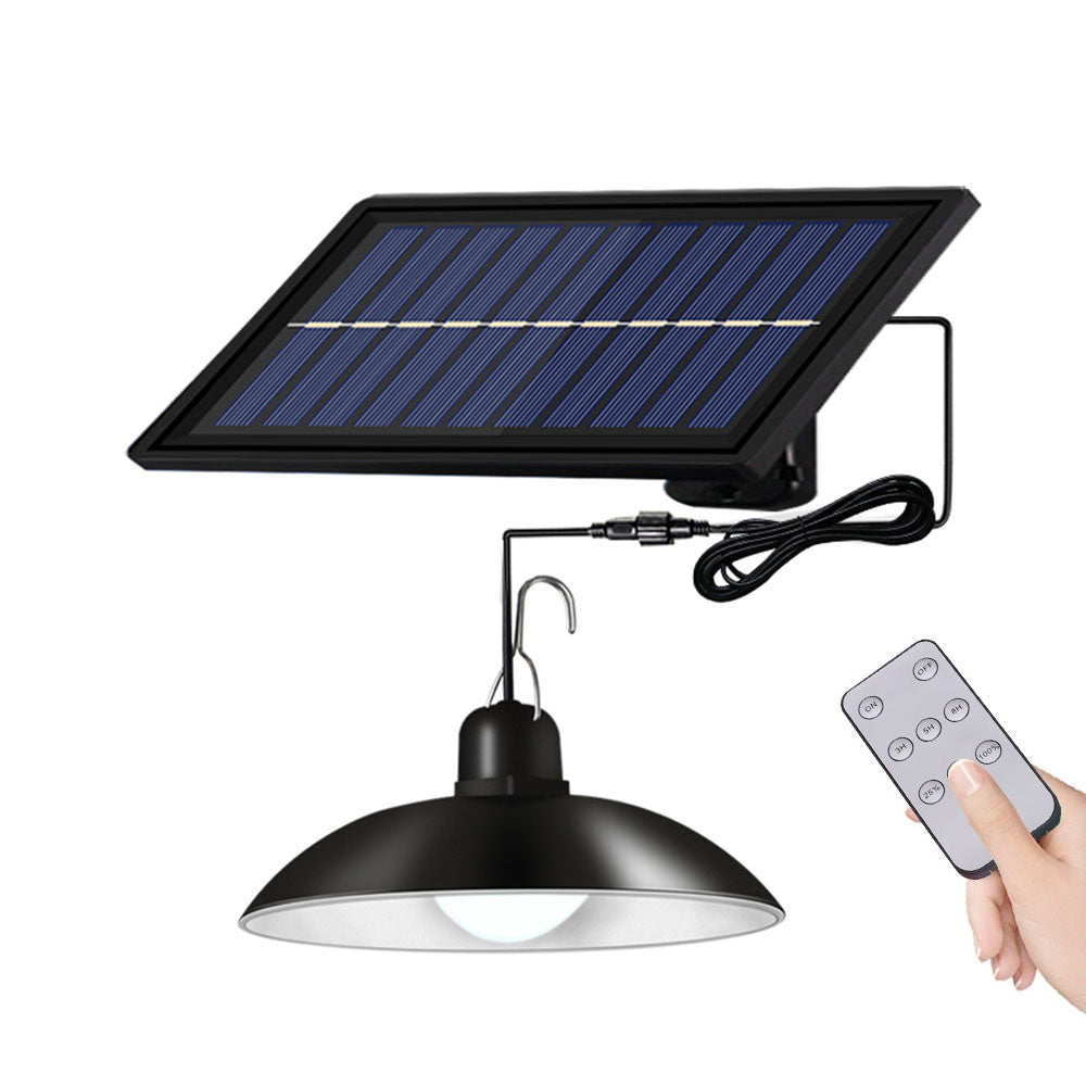 Solar Pendant Chandelier Lamp, Separate Panel, IP65 Protection