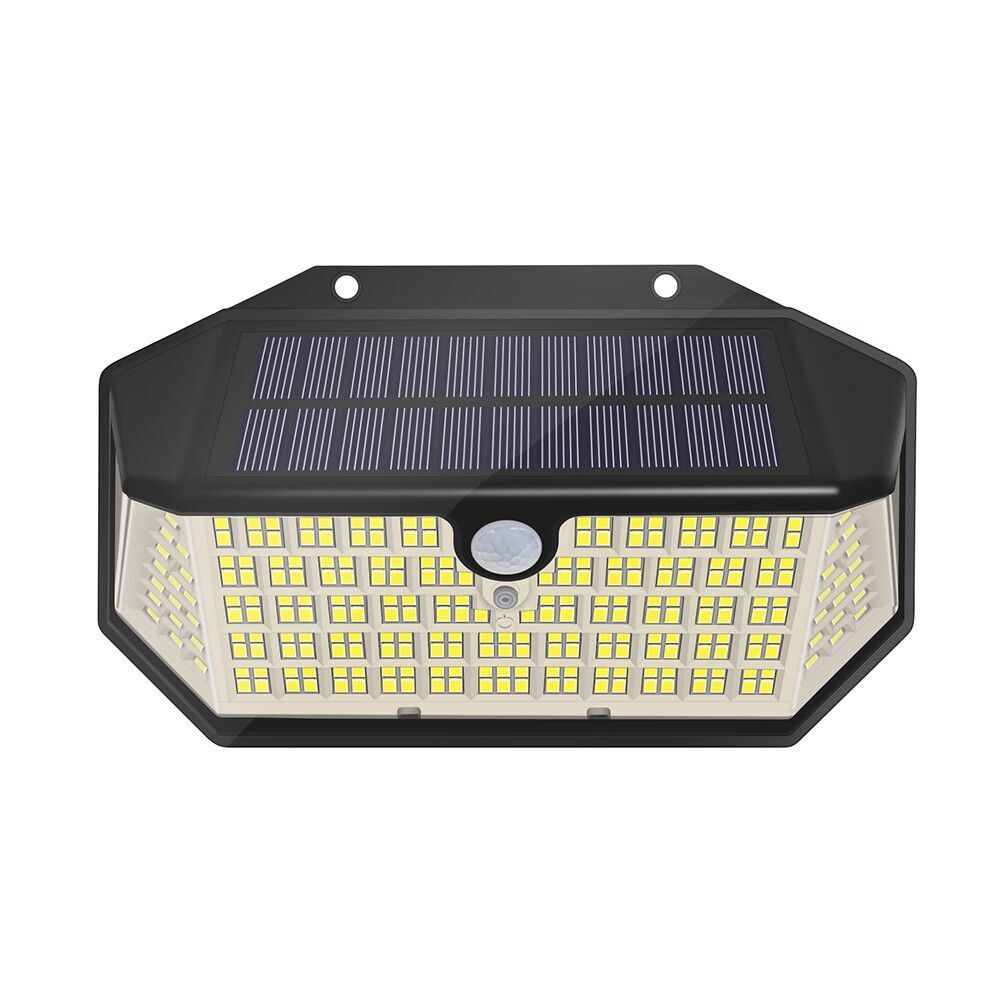 Solar Wall Lamp with 266 LEDs, Motion Sensor, and 3 Lighting Modes