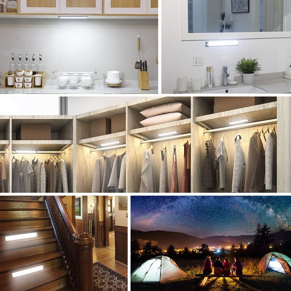 LED Lamp with Motion Sensor, USB Charging, Magnetic Attachment