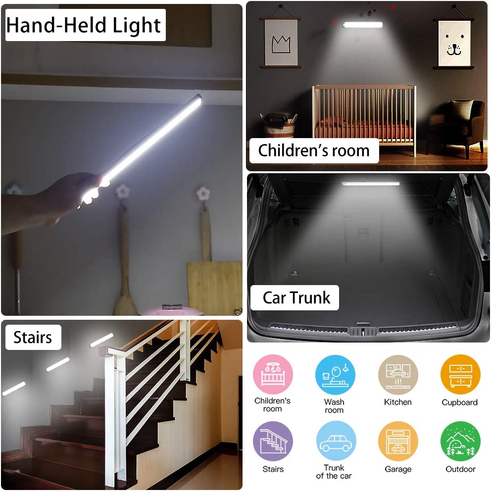 LED Lamp with Motion Sensor, USB Charging, Magnetic Attachment