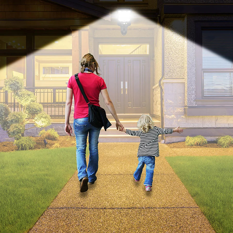 Solar Street Light with Motion Sensor and Remote Control
