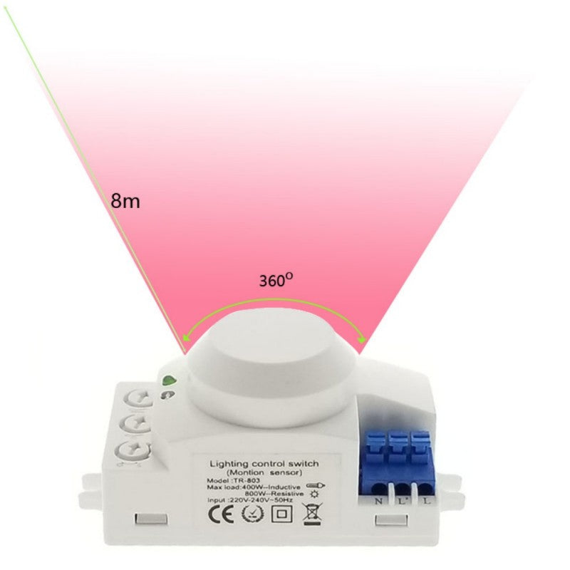 360˚ Microwave Motion Sensor - 1200W