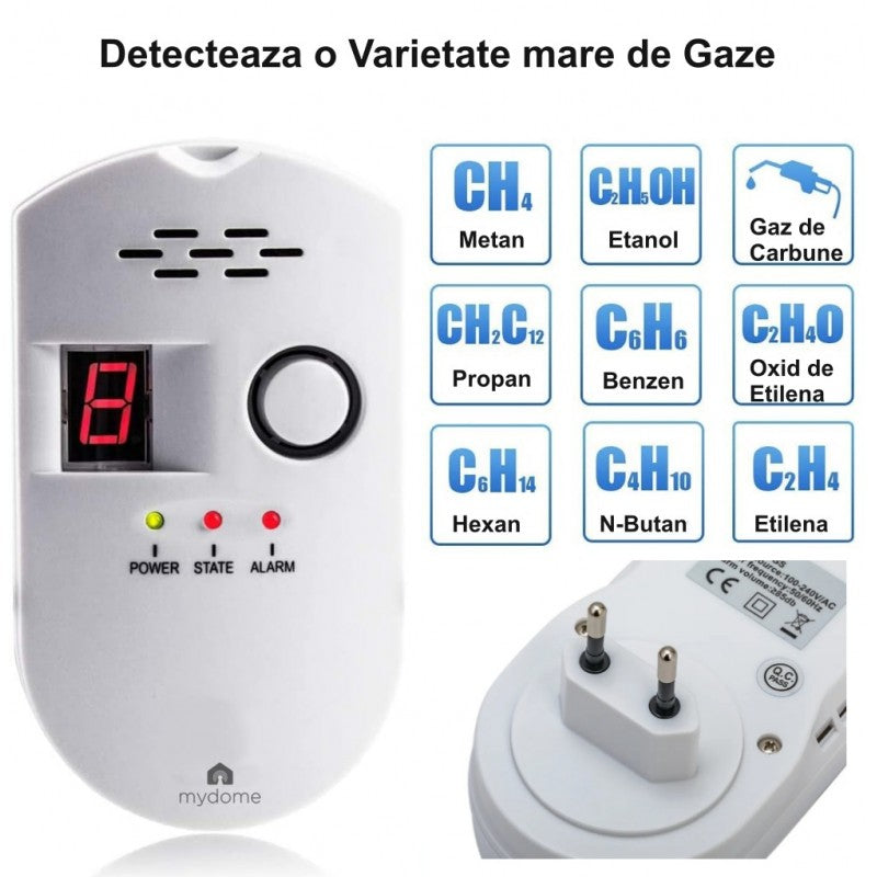 Gas Detector Sensor with 85dB Alarm / AL-GS