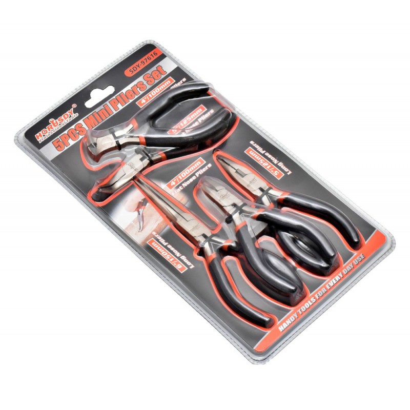 5-Piece Mini Plier Set, SDY-97616
