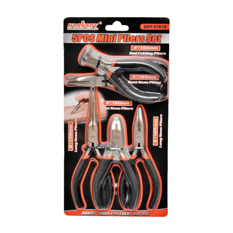 5-Piece Mini Plier Set, SDY-97616