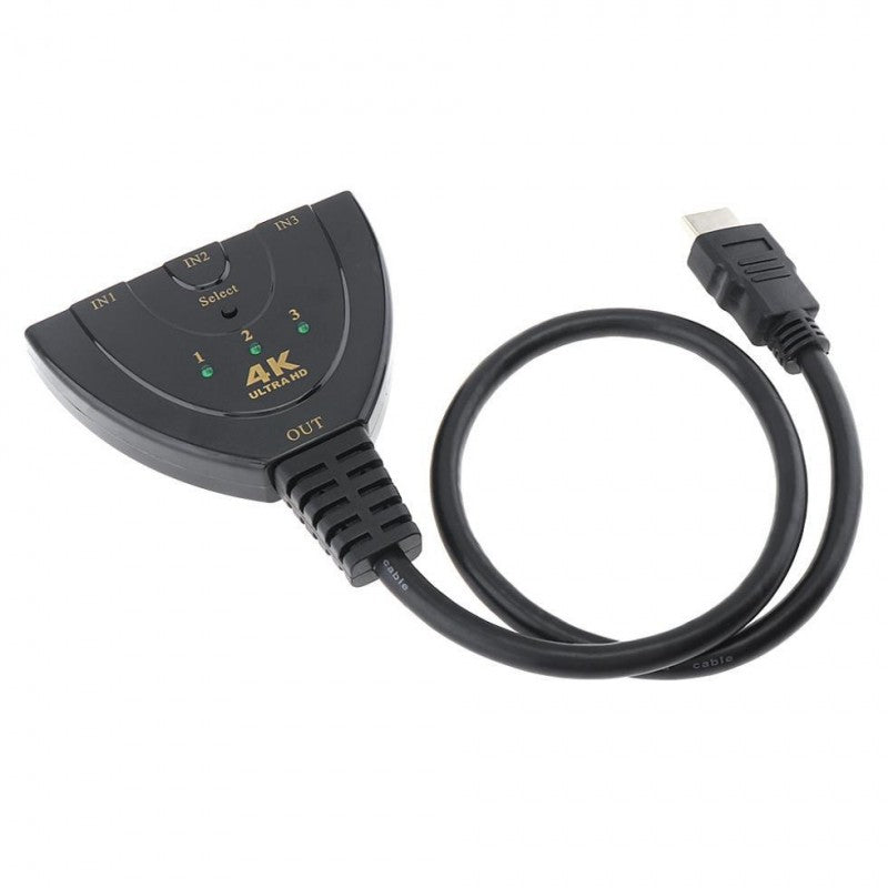 HDMI Switcher 3 IN 1, 4K / 30 cm