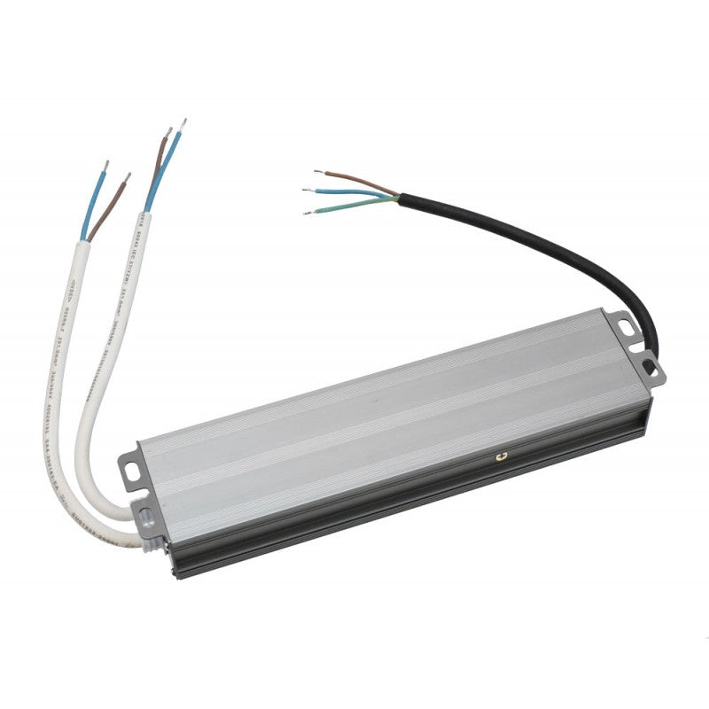 Slim Power Supply, 24V-300W, Metal Casing, IP67, 12A