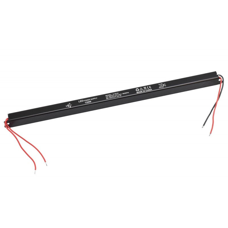 Power Supply, Ultra Slim Black, 24V, 120W, 5A, Indoor, IP20