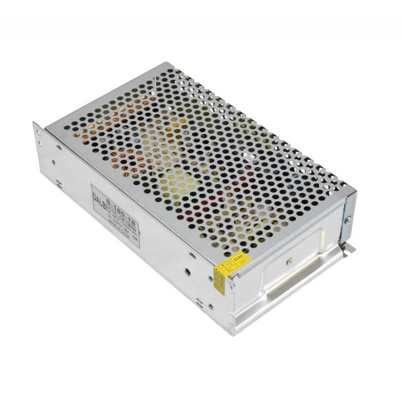Slim Power Supply, Metal Casing, Indoor, 18V, 180W, 10A
