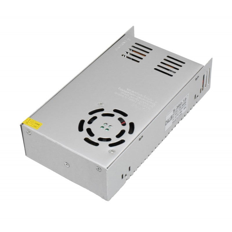 Slim Power Supply, Metal Casing, Indoor, 18V, 360W, 20A