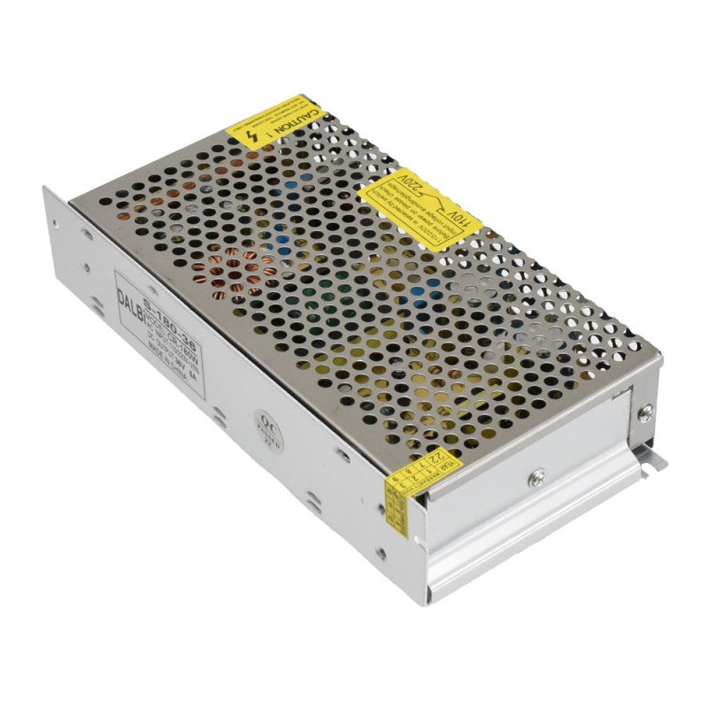 Slim Power Supply, Metal Casing, Indoor, 36V, 180W, 5A
