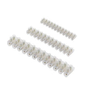 Set of 10 Transparent Terminal Blocks 250V-10A