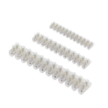 Set of 10 Transparent Terminal Blocks 250V-100A