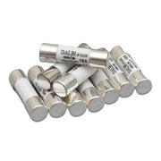 Set of 10 Fuses for Photovoltaic Panels, 16A, 1000V DC, 10x38mm