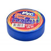 Set of 10x Flame Retardant Insulating Tape, PVC, 19mm Width, 10m Length per Roll, Blue