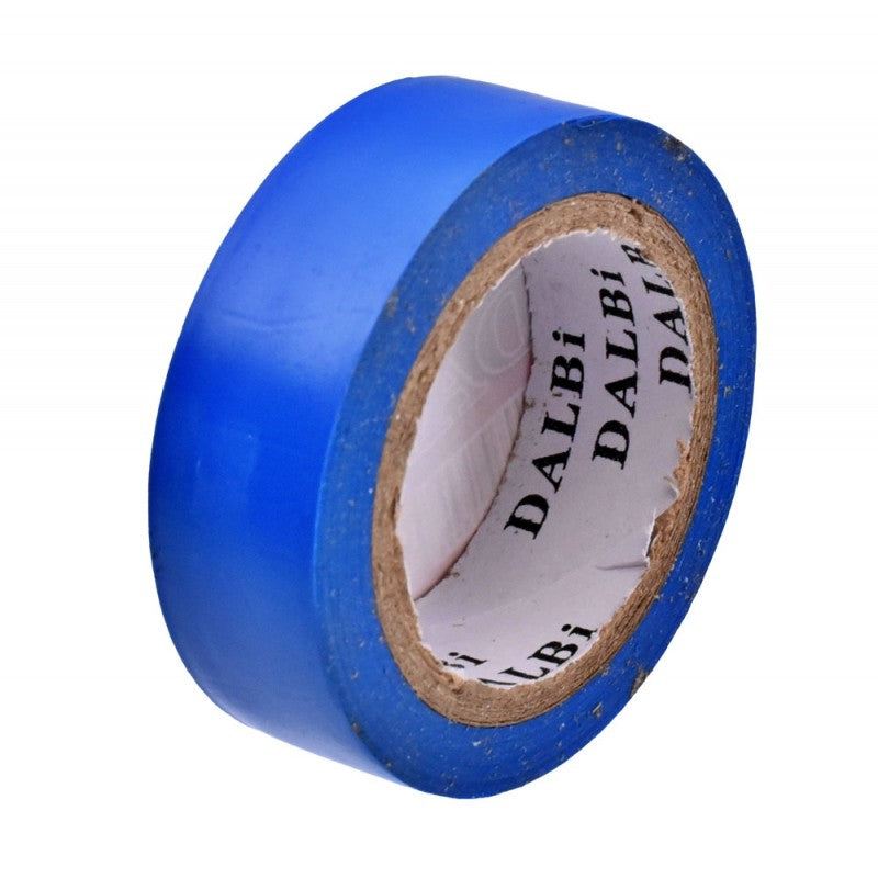 Set of 10x Flame Retardant Insulating Tape, PVC, 19mm Width, 10m Length per Roll, Blue