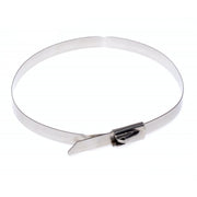 Set of 20 x Stainless Steel Cable Ties, 4.6 x 250mm, Grey