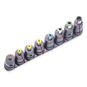 Set of 8 Adapter Plugs, 2.1mm DC Power, Various Output Plugs