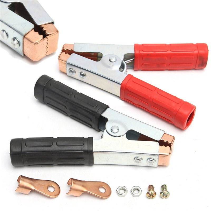 Professional Insulated Alligator Clips Set, 600A