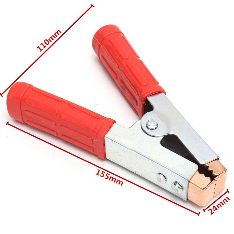 Professional Insulated Alligator Clips Set, 600A