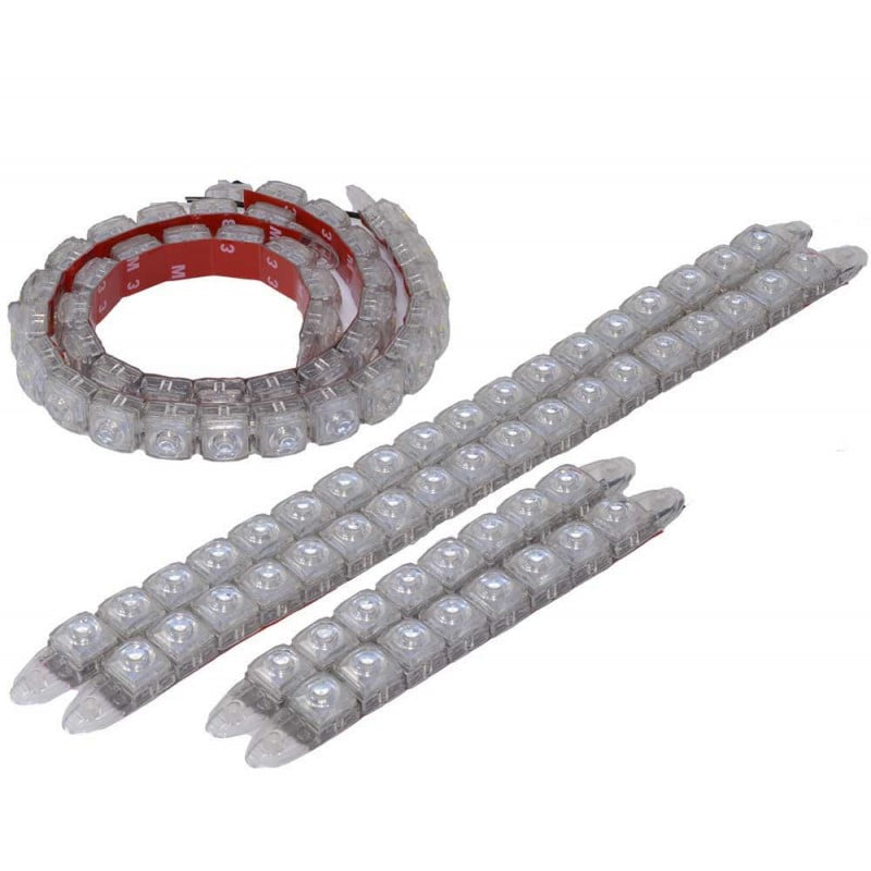 Universal Flexible LED DRL Car Light Set, 2 X 16, 12V - 16W