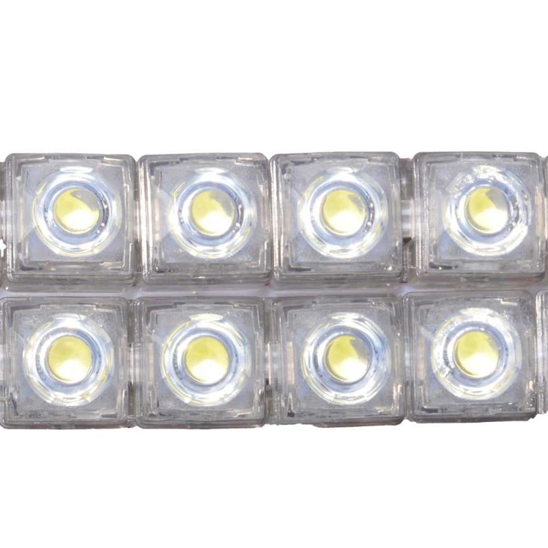 Flexible Universal LED DRL Car Light Set, 2 x 20 LEDs, 12V - 20W