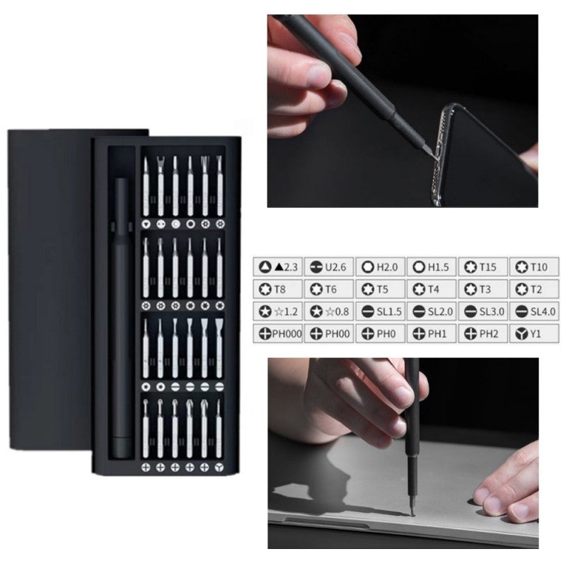 24-in-1 Precision Screwdriver Set with Bits