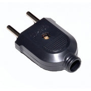 EU Flat Plug 10A-250V Black