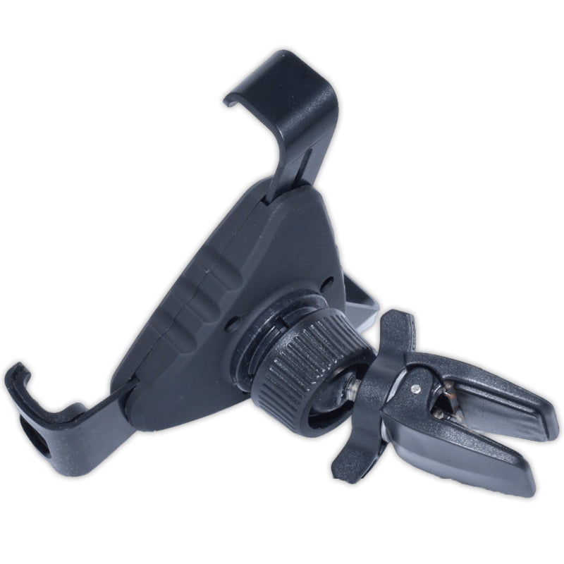 Car Phone Holder with Clip, 3 Arms, Triangular, Grippy Surface, Durable, 360 Rotation