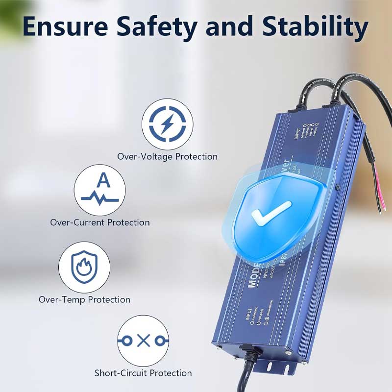 Outdoor Power Supply IP67, 24V 12.5A – 300W, ElectroAZ