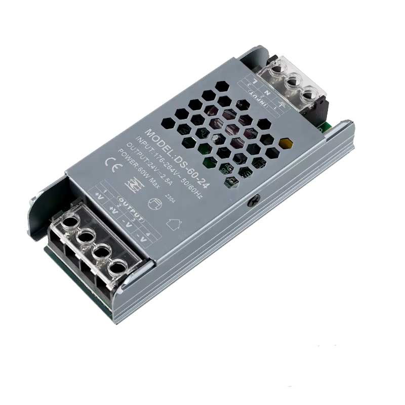 Premium Power Supply, 24V, 2.5A, 60W Power, ElectroAZ