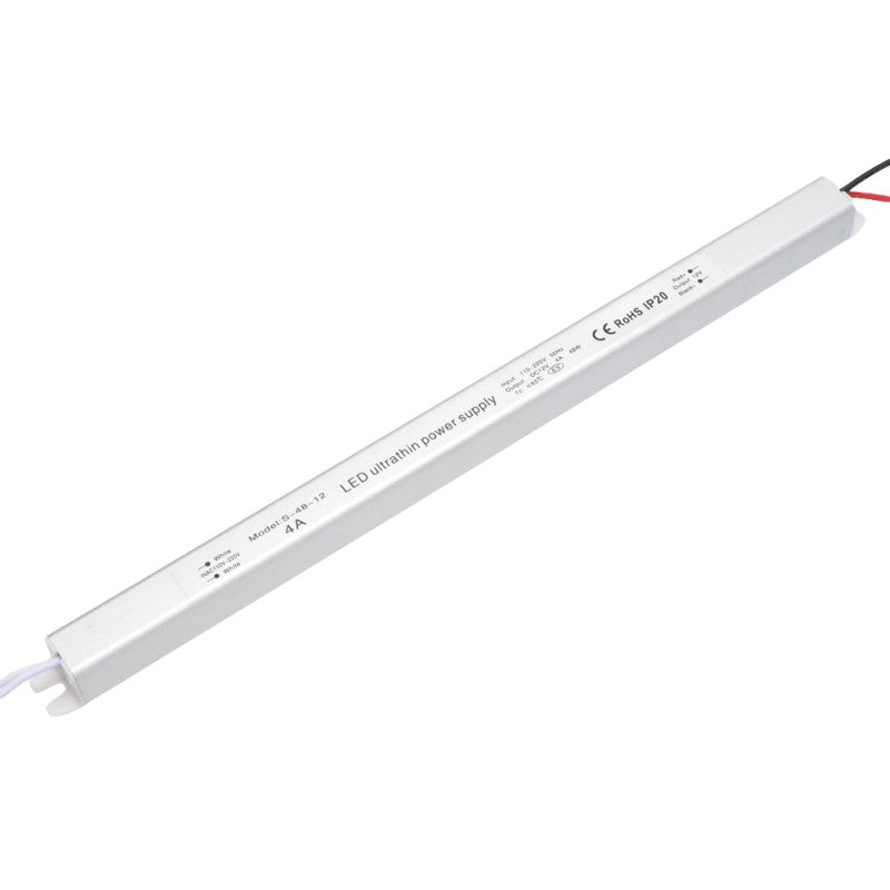 Power Supply, Ultra Slim, Indoor, 12V, 48W, 4A