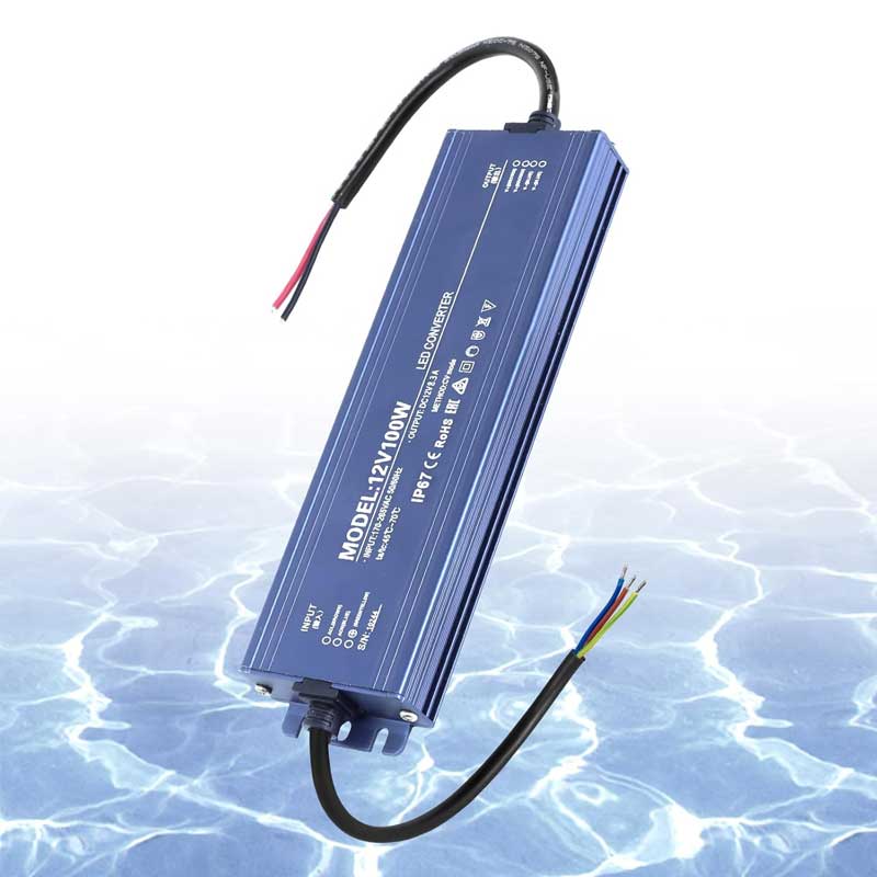 Outdoor Power Supply IP67, 12V 6.6A - 80W, ElectroAZ