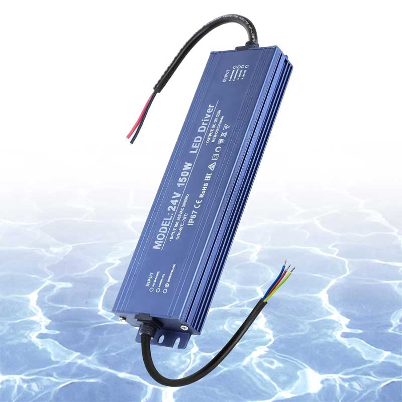 Outdoor Power Supply IP67, 24V 6.25A - 150W, ElectroAZ