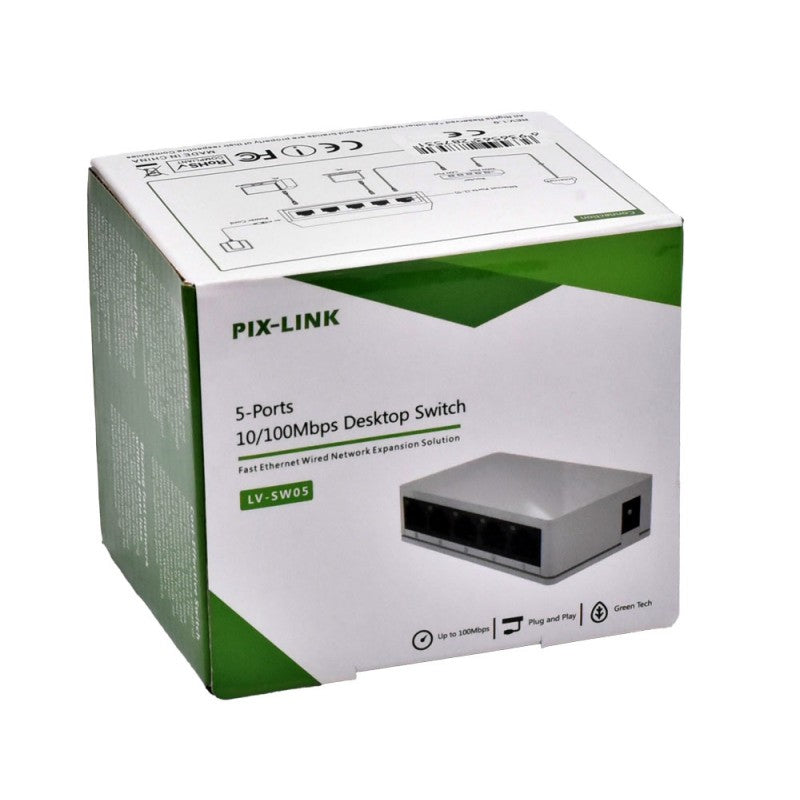 5-Port 10/100Mbps Switch Pix-Link / LV-SV05